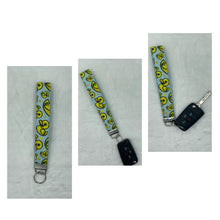 Load image into Gallery viewer, Red Cross Boho Wristlet Keychain/FOB Holder