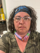 Load image into Gallery viewer, Bees and Butterflies Collar Cooler with snap closure