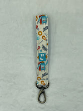 Load image into Gallery viewer, Robot Boho Wristlet Keychain/FOB holder