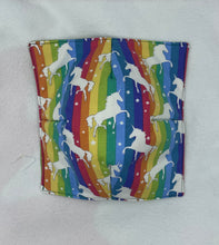 Load image into Gallery viewer, Rainbow Unicorn Boho Bowl Cozie