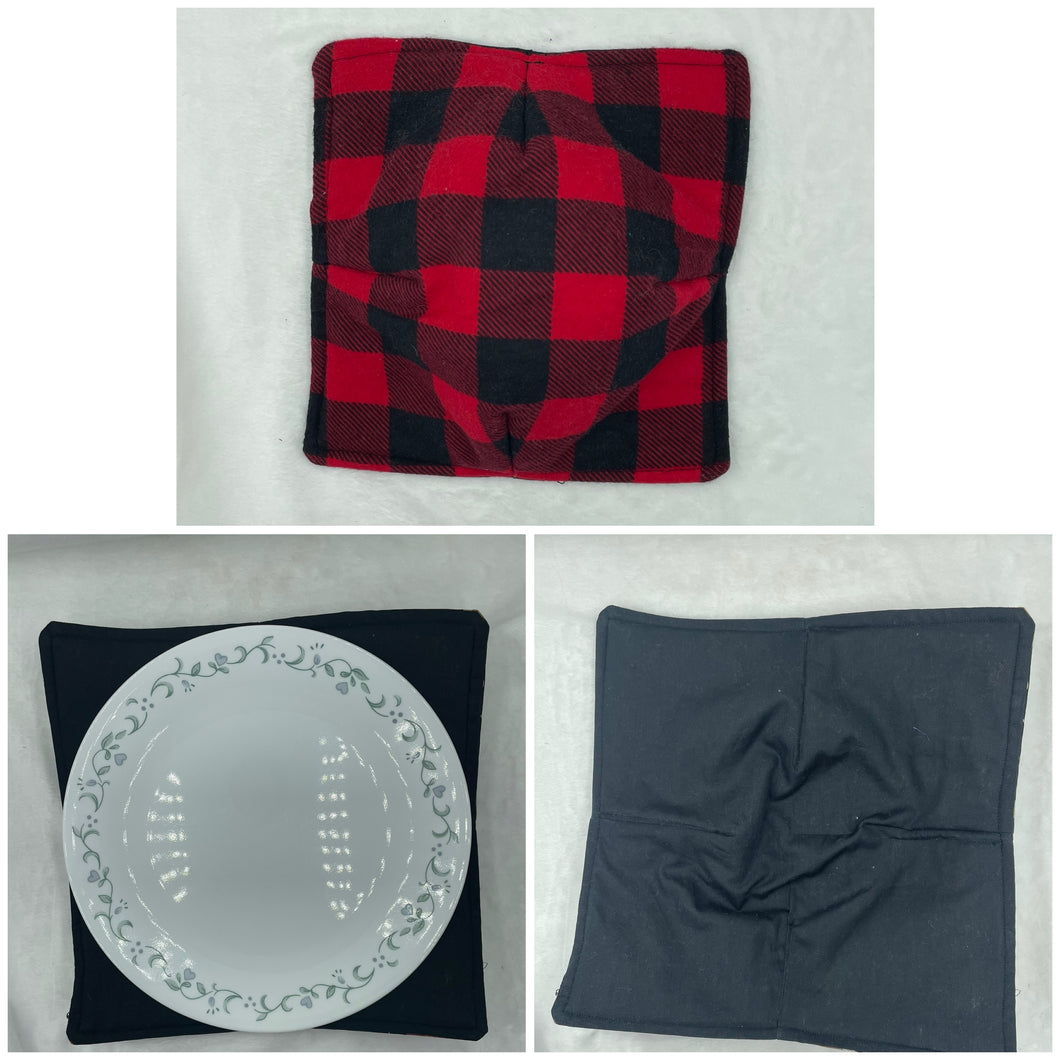 Buffalo Plaid Plate Cozie