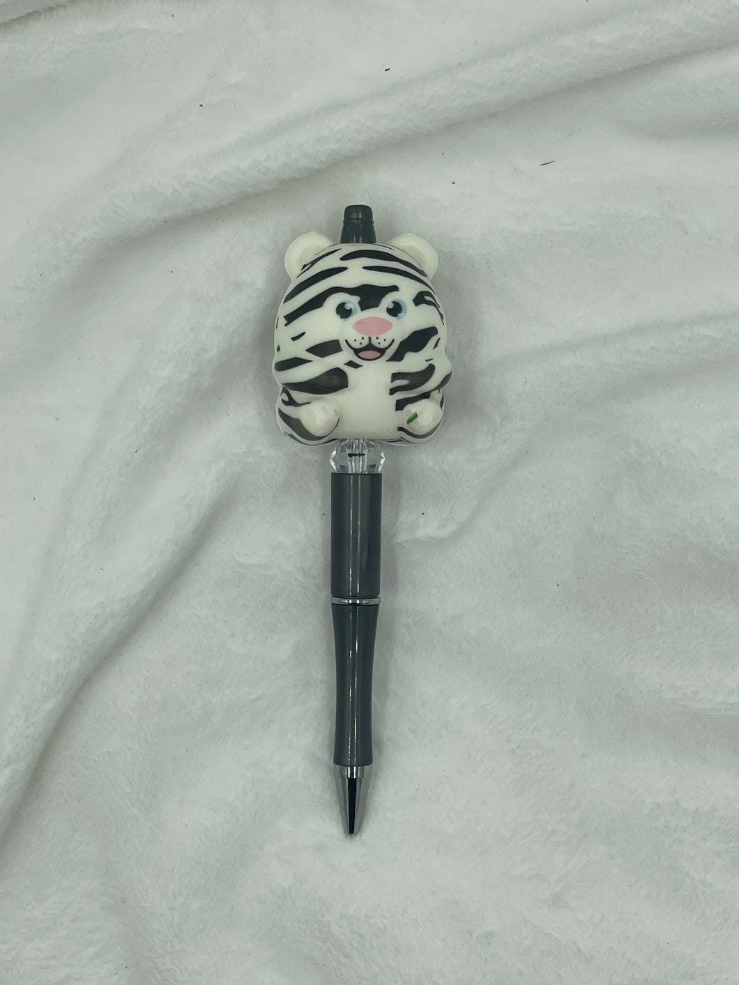 Snow Snuggle Tiger Boho SquishyPen