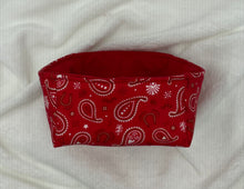 Load image into Gallery viewer, Red Paisley Boho Soft Bowl
