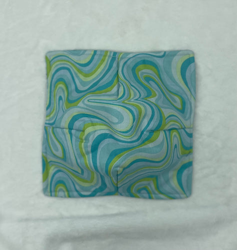 Blue swirl plate Cozie