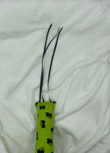 Load image into Gallery viewer, Green with Black Cats Large Boho Kitty Kicker
