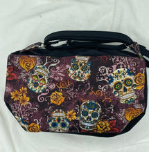 Load image into Gallery viewer, Sugar Skulls Boho Bitty Bag