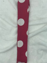 Load image into Gallery viewer, Red with white large polkadot cooler collar