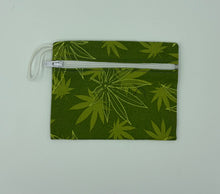 Load image into Gallery viewer, Green Pot Leaf Boho Go Pouch
