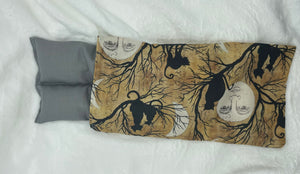 Black Cat and Moon Slip cover for Small Boho Rice Bag