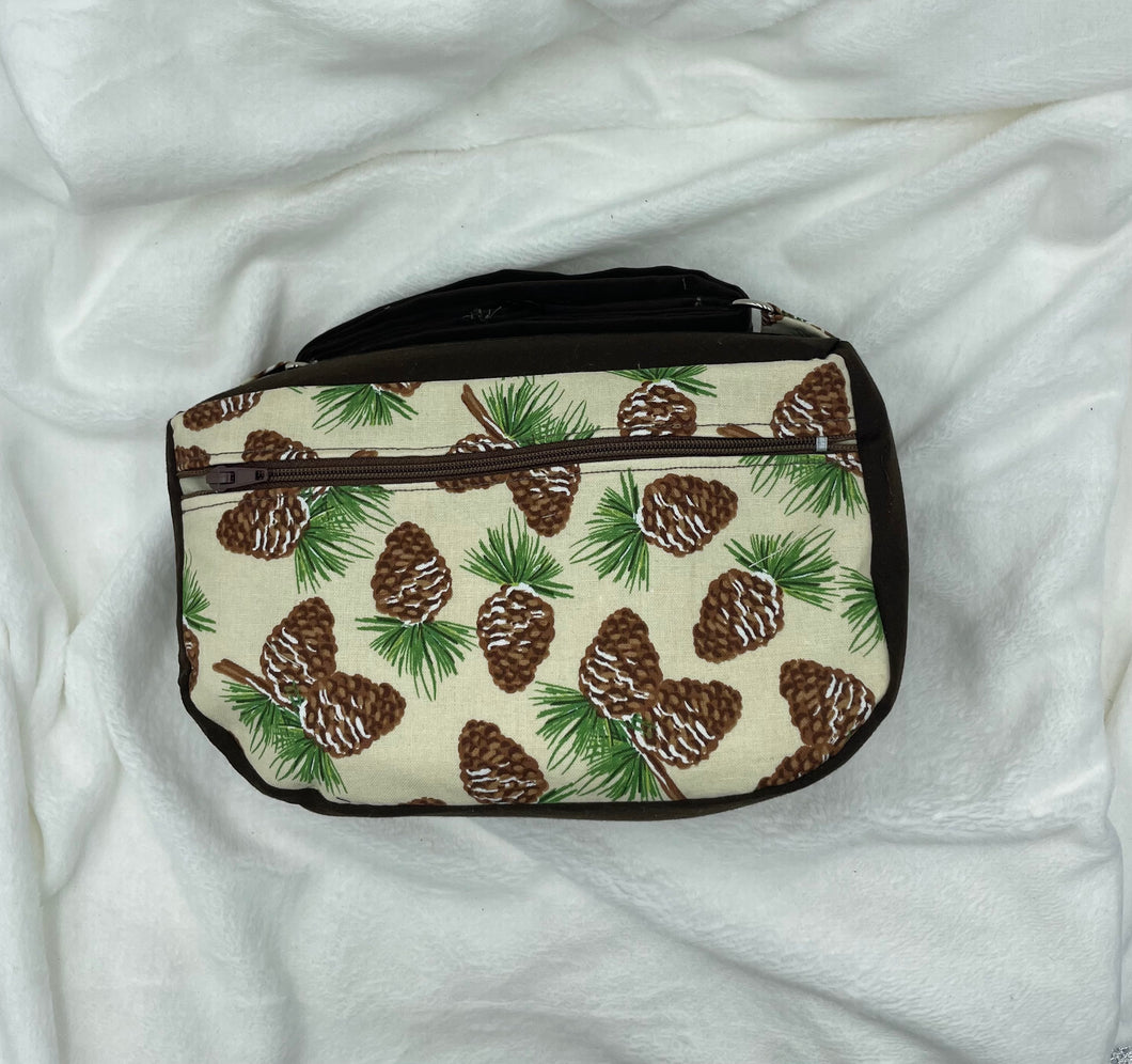 “Pinecone Wanderer” Boho Bitty Bag
