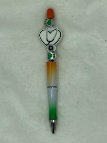 Healing Heart Writer Boho Beaded Pen