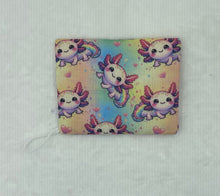 Load image into Gallery viewer, Rainbow Axolotl Boho Go Pouch