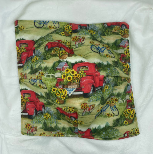Little Red Truck Large Boho Bowl Cozie