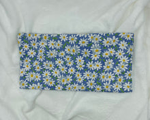 Load image into Gallery viewer, Blue Daisy Slip Cover for Small Boho Rice Bag