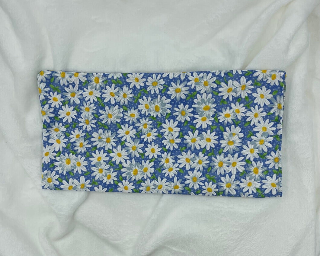 Blue Daisy Slip Cover for Small Boho Rice Bag