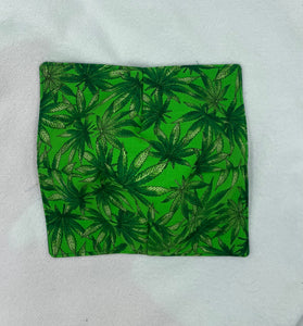 Green Pot Leaf Bowl Cozie