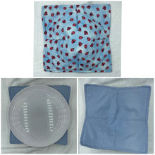 Load image into Gallery viewer, Blue Ladybug Plate Cozie