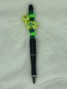 Dino Doodle Boho Beaded Pen