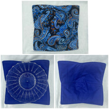 Load image into Gallery viewer, Blue Paisley Large Bowl Cozie