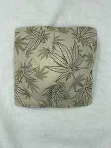 Beige Pot Leaf Bowl Cozie