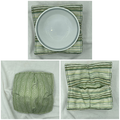 Green chain bowl cozie