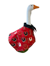 Load image into Gallery viewer, Red Hockey Porch Goose Cape