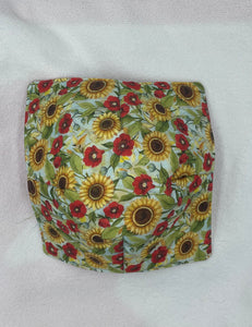 Sunflower and Poppy Boho Bowl Cozie