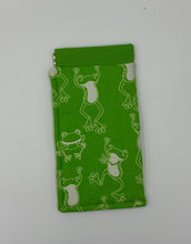 Load image into Gallery viewer, Frog Boho Glasses Case (glow in the dark)
