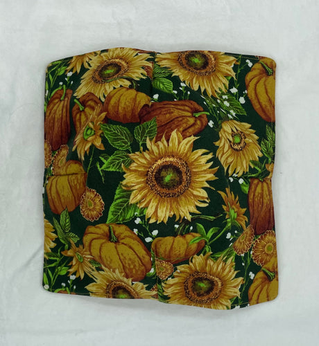 Gold Sunflower and Pumpkin Boho Bowl Cozie
