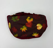 Load image into Gallery viewer, Burgundy Autumn Leaves Boho Bitty Bag