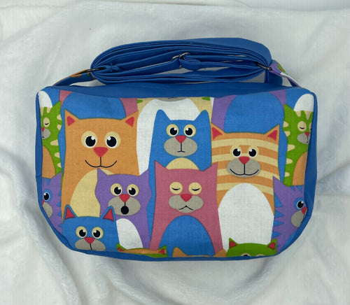 Crazy Cats Boho Bitty Bag