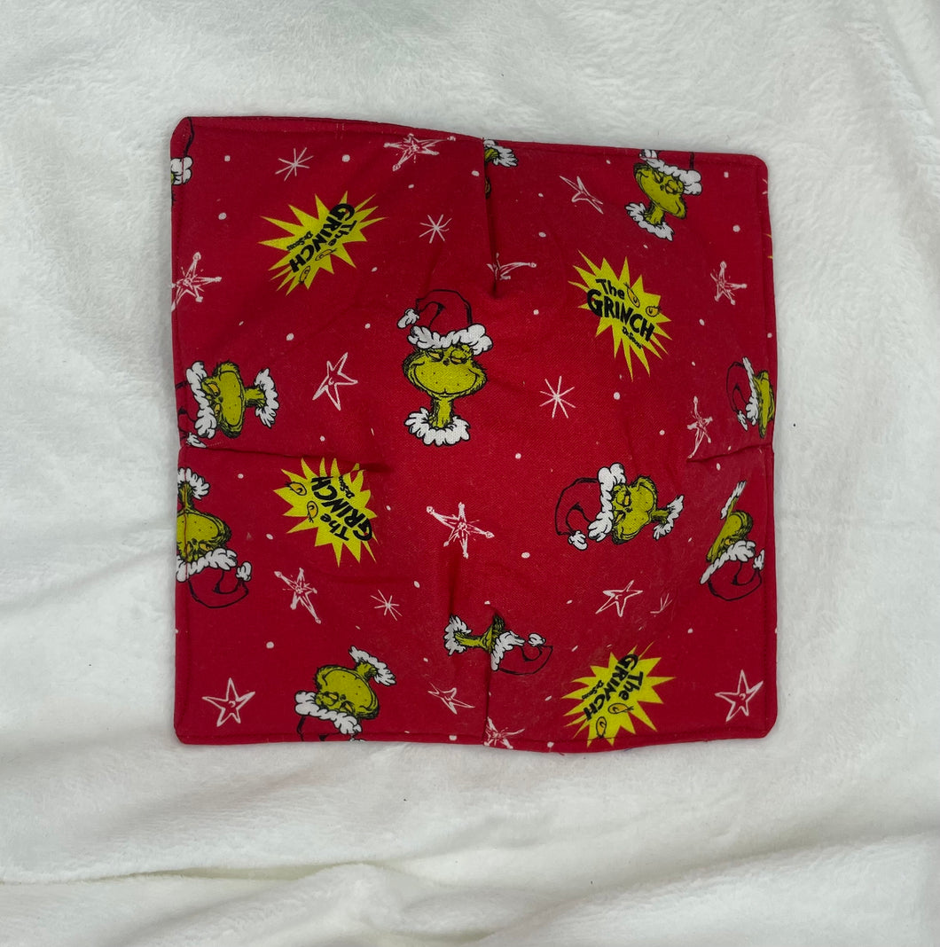 Resting Grinch Face Boho Bowl Cozie