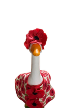 Load image into Gallery viewer, White Poppy Remembrance Day Porch Goose  outfit
