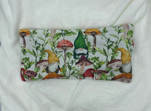 Gnome and Mushroom Slip Cover for Small Boho Rice Bag