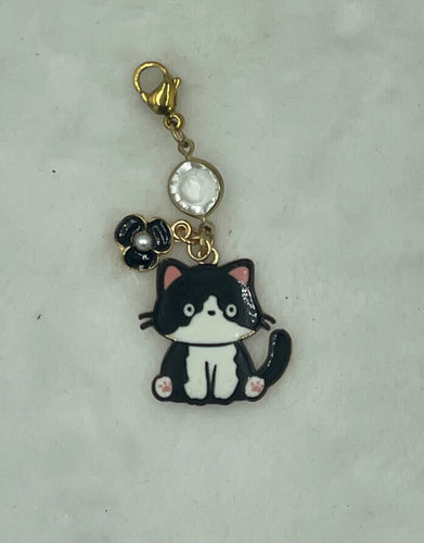 Cute Black Cat Zipper Pull/Charm