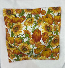 Load image into Gallery viewer, Pumpkin and Sunflower Large Bowl Cozie