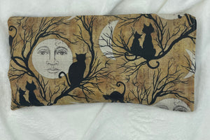 Black Cat and Moon Slip cover for Small Boho Rice Bag