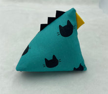 Load image into Gallery viewer, Teal Cat Boho Cat Toy Chicken (with catnip)