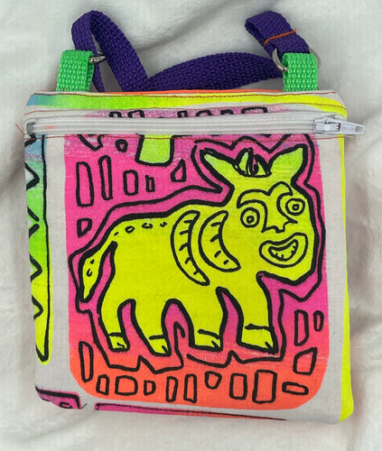 Boho Aztec Cow Mini Bag