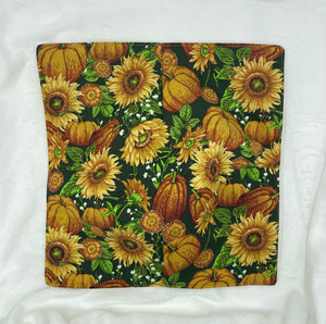 Gold Pumpkin and Sunflower Boho Plate Cozie