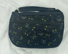 Load image into Gallery viewer, Black Cats Boho Bigger Bag with Front Zipper Pocker