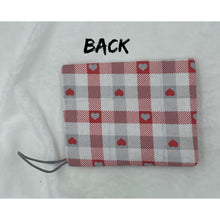 Load image into Gallery viewer, Heart Plaid Boho Go Pouch