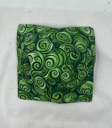 Green abstract Boho Bowl Cozie
