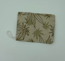 Load image into Gallery viewer, Beige Pot Leaf Boho Go Pouch