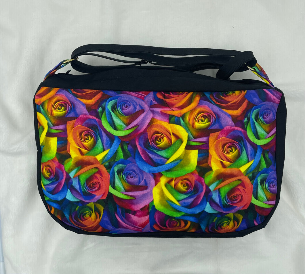 Rainbow Rose Boho Bigger Bag