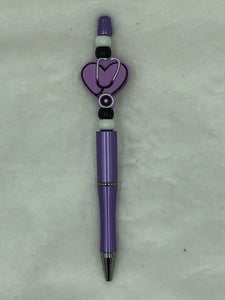 Healer’s Heart Boho Beaded Pen