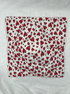 Red Hearts Plate Cozie