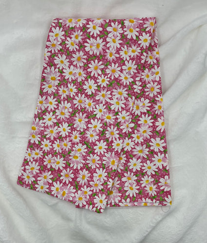 Pink Daisy Slip Cover for Large Boho Rice Bags