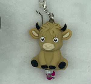 Beige Highland Cow Tea Ball