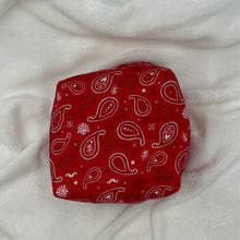 Load image into Gallery viewer, Red Paisley Boho Soft Bowl
